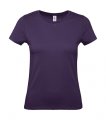 Dames T-shirt B&C E150 TW02T Urban Purple